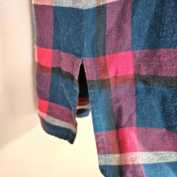 Victoria's Secret Gold Label Womens Flannel PJ Plaid Vintage Size S - Picture 5 of 7